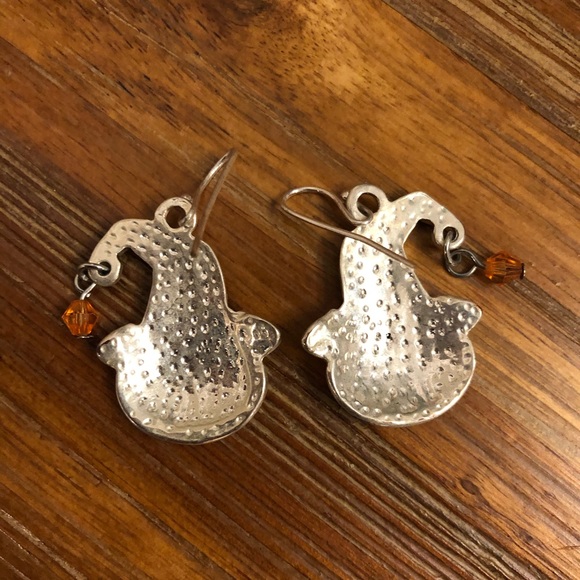 Halloween Kitty Earrings - Picture 2 of 2